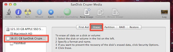 format a zip drive for a mac